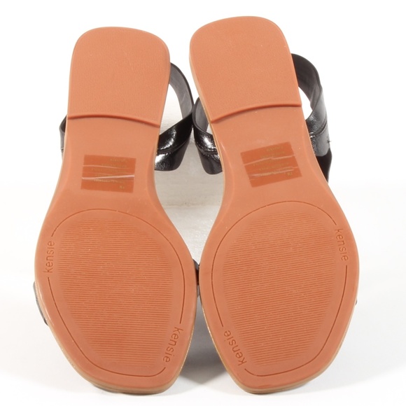 Kensie Nikolai Scalloped Gladiator Sandals Black - Picture 6 of 7